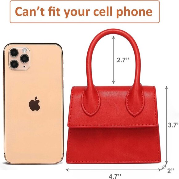 Mini Purse for Women, Mini Bag with Crocodile Pattern - Picture 2 of 9